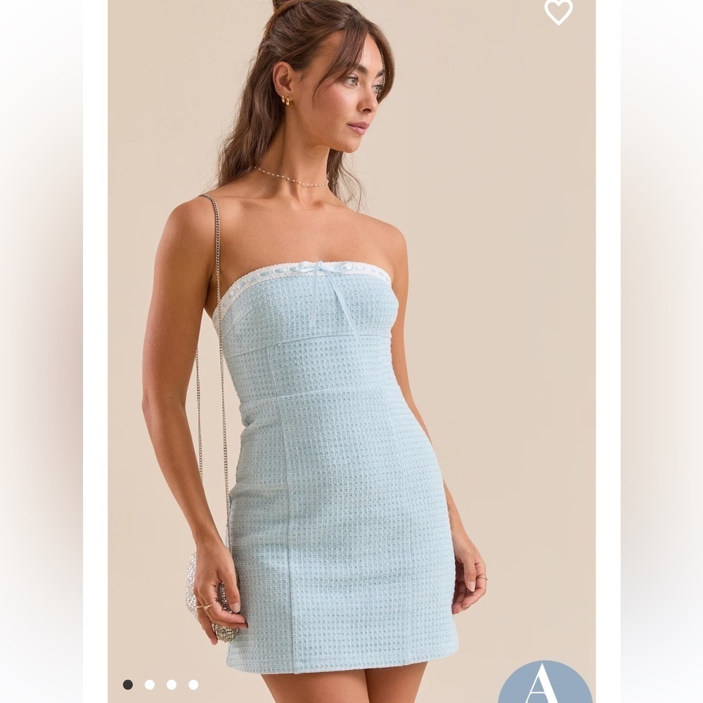 New with tags Altar’d state Addie Tweed Mini Dress